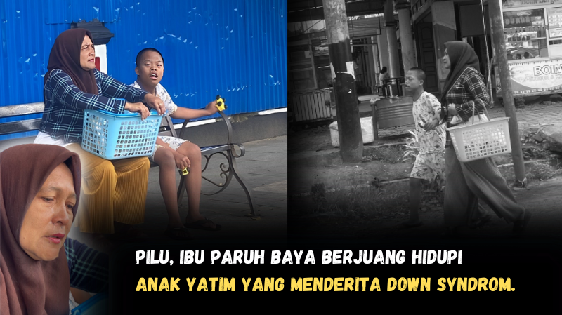 Perjuangan Ibu Penjual Mie Keliling Hidupi Anak Down Syndrome