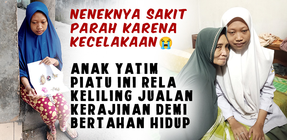 Yatim Piatu Ini Rela Jualan Keliling Demi Hidupi Nenek