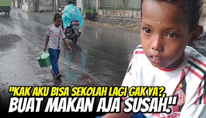 Yatim Piatu Penjual Gorengan Ini Terpaksa Putus Sekolah