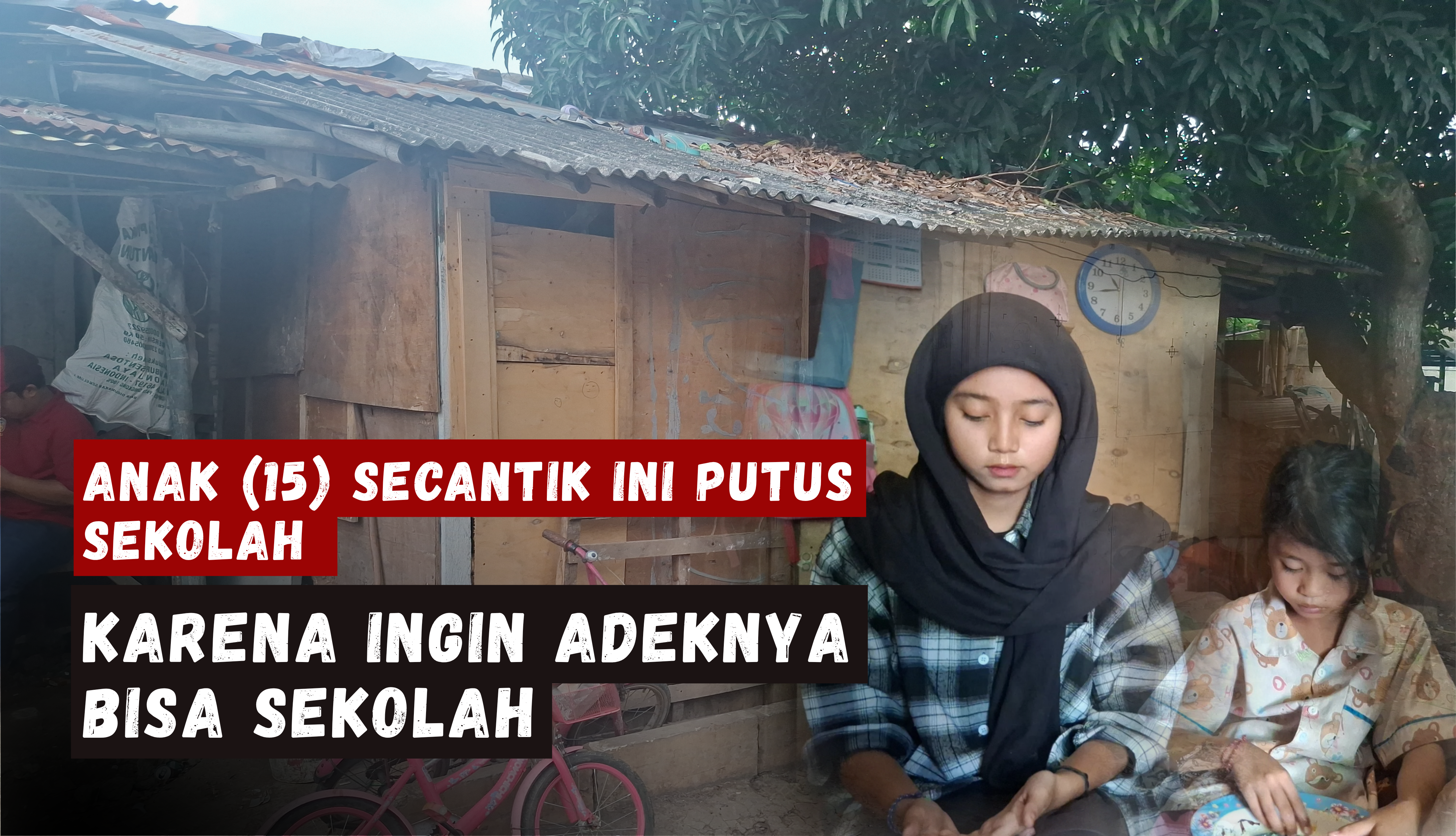 Rela Putus Sekolah, Bantu Perjuangan Putri Hidupi Adiknya