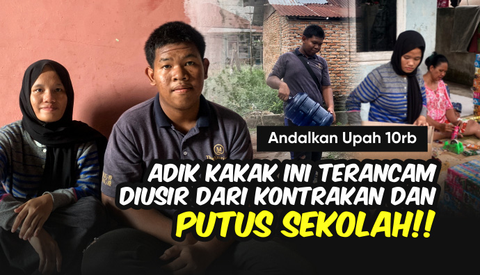 Bantu Kakak Beradik Yatim Piatu Ini Bertahan Hidup