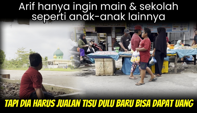 Keliling Jualan, Bantu Perjuangan Arif Demi Bertahan Hidup