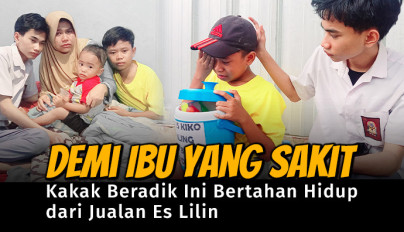 Bantu 2 Bocah Terlantar Ini Jualan Es Demi Bertahan Hidup