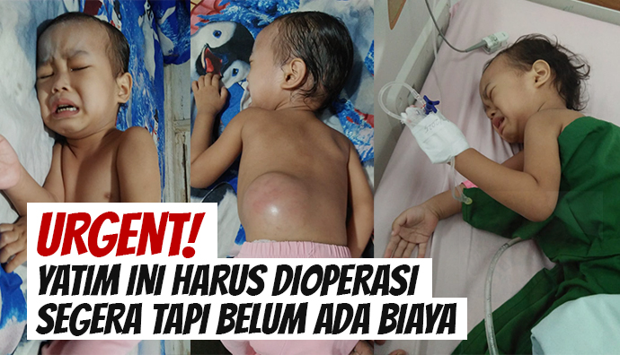 Idap TB Tulang, Bantu Yatim Ini Sembuh Dari Sakitnya