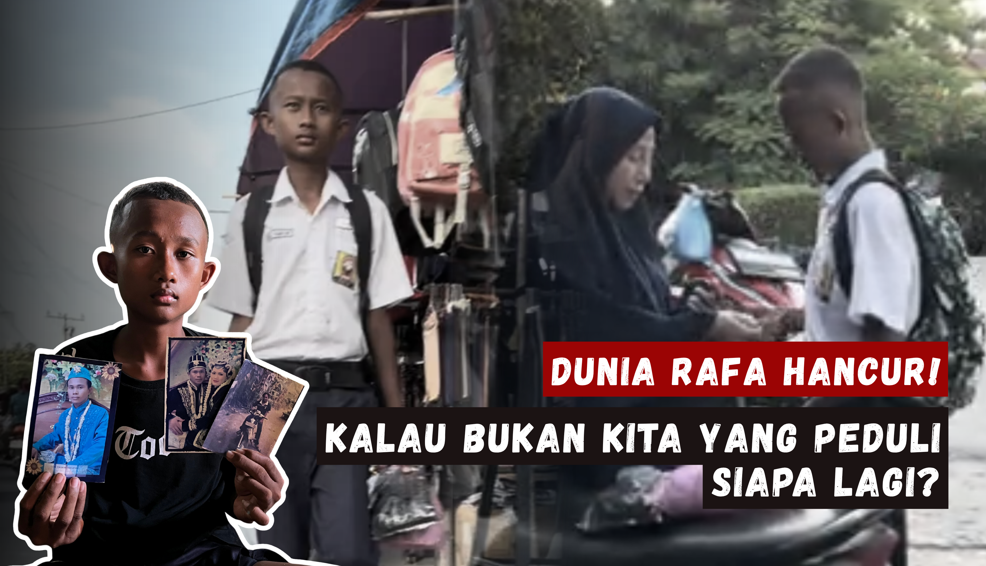 Keliling Jualan, Bantu Perjuangan Rafa Bertahan Hidup