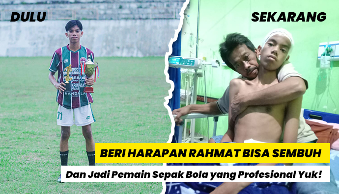 Terbaring Lemah, Bantu Anak Kuli Bangunan Ini Sembuh