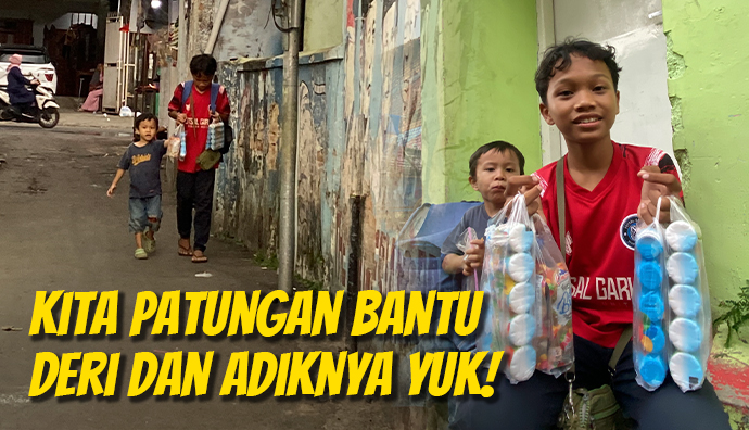 Bocah Penjual Susu Ini Berjuang Demi Bantu Keluarga