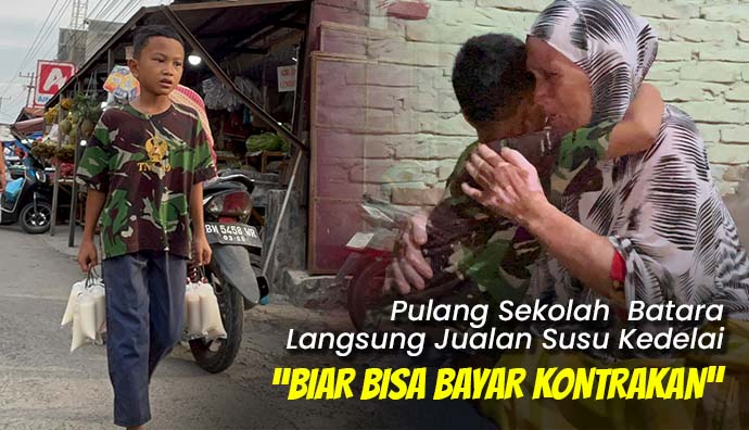 Batara (9 Tahun) Harus Berjualan Demi Nenek Yang Sakit