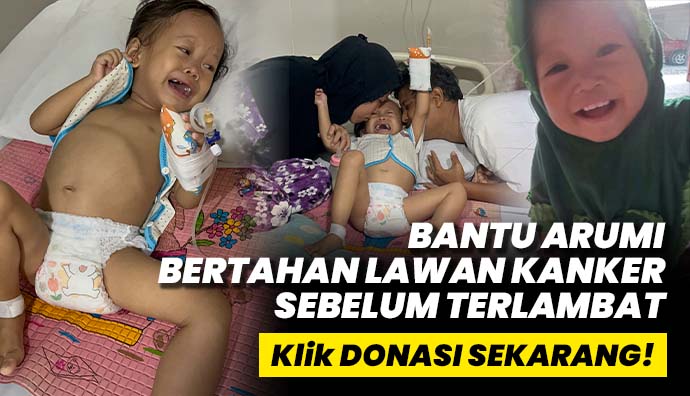 Tolong! Bantu Arumi Sembuh Dari Penyakit Tumor dan Kanker Darah