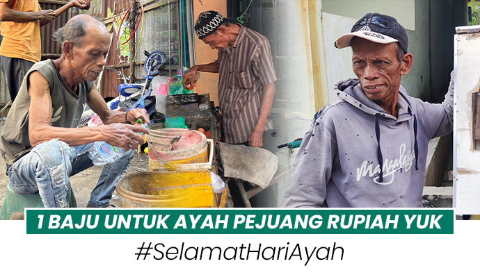 Berbagi Baju Layak Untuk Ayah Pejuang