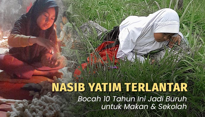 Bocah 10 Tahun Ini Jadi Buruh Demi Bisa Terus Sekolah