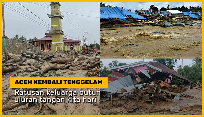 Darurat Banjir Aceh! Ulurkan Bantuanmu Sekarang