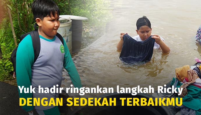 Ricky (13 Tahun) Berjuang Jadi Buruh Cuci Agar Bisa Terus Sekolah