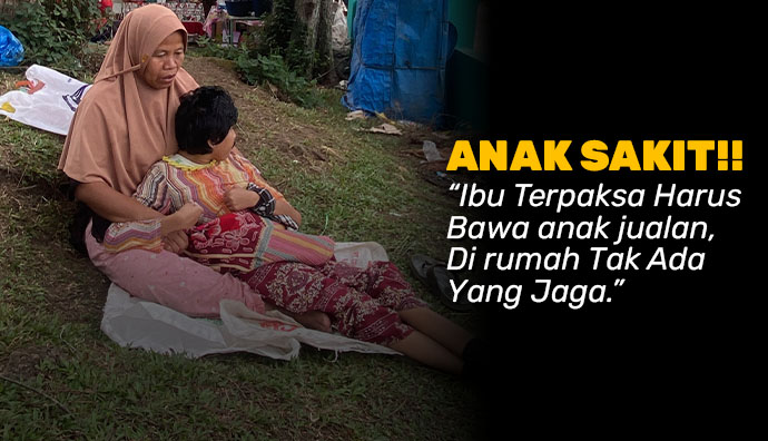 Berjuang Seorang Diri, Bantu Perjuangan Ibu Sri Jualan Layangan