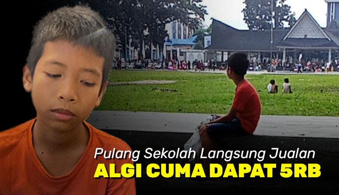 Bantu Anak Piatu Ini Rela Keliling Jualan Demi Bisa Hidup Layak