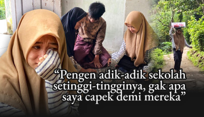 Keliling Jual Buah, Bantu Perjuangan Eka Hidupi Adiknya