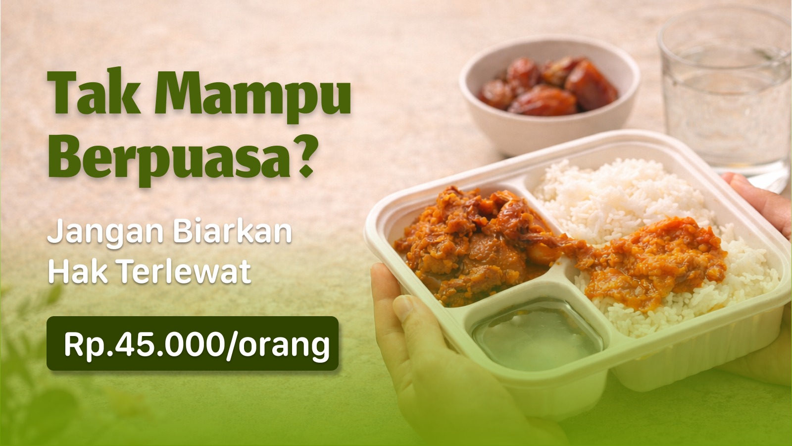 Lunasi Hutang Puasamu Dengan Fidyah