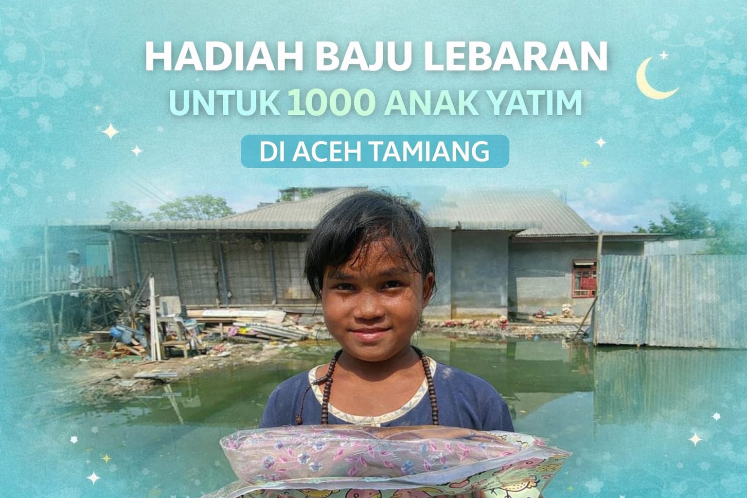 Hadiah Sandang Lebaran untuk 1.000 Anak di Aceh Tamiang