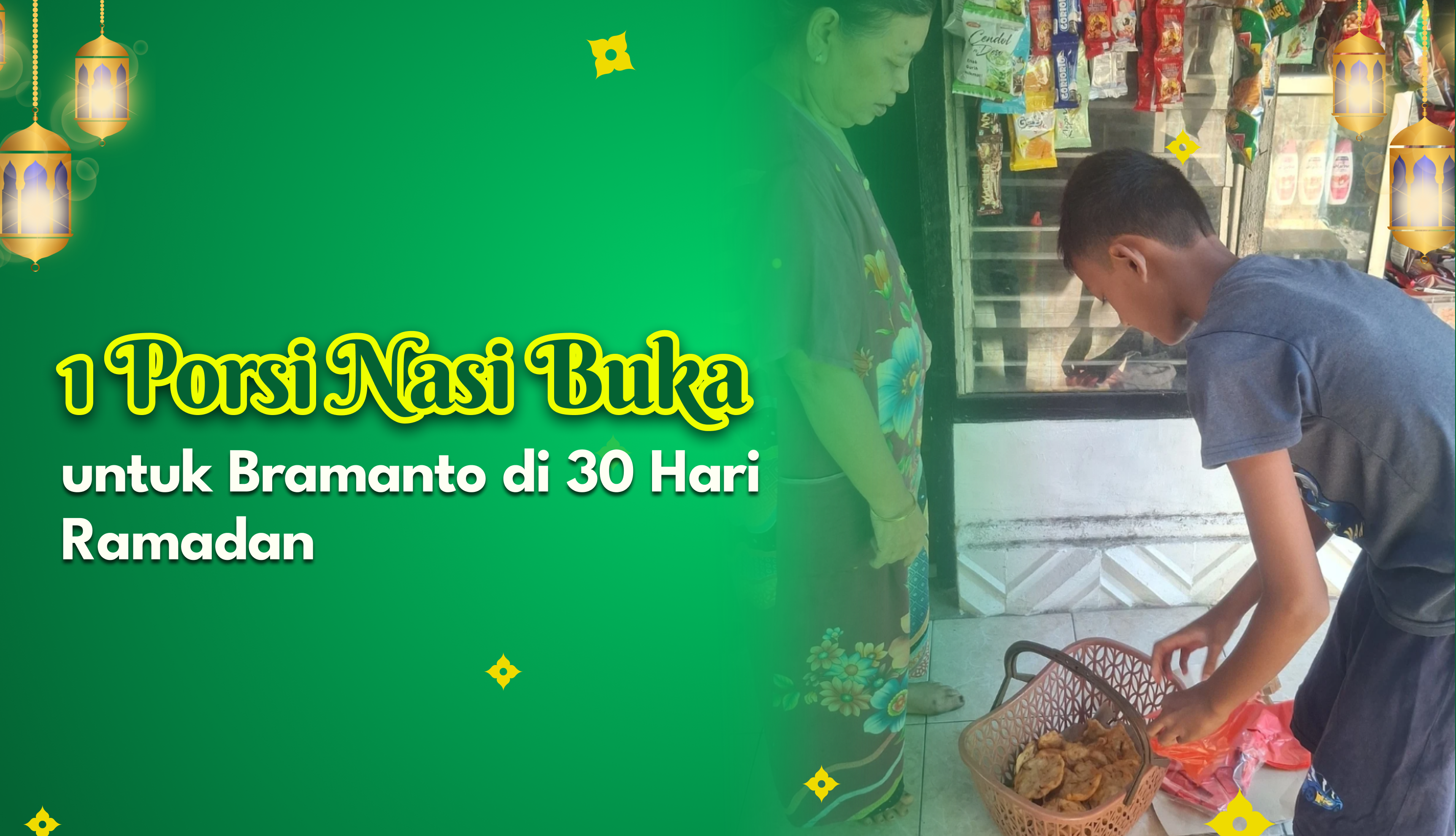 Paket Sahur dan Berbuka Untuk Anak Yatim Penjual Gorengan