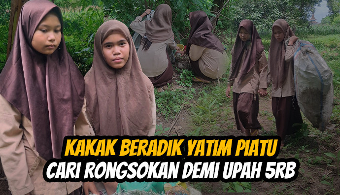 2 Yatim Piatu Pencari Rongsok Demi Bertahan Hidup