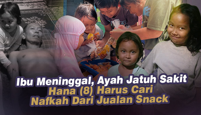 Perjuangan Piatu 8 Tahun Rawat Ayah Sakit Sendirian