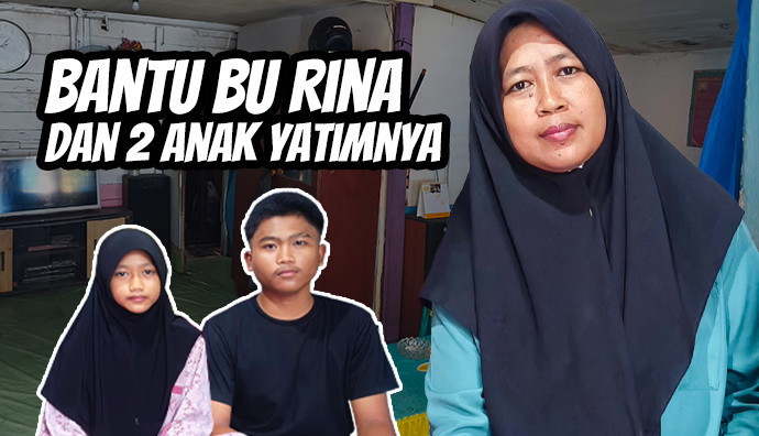 Jadi ART, Bu Rina Berjuang Sendiri Demi 2 Yatimnya