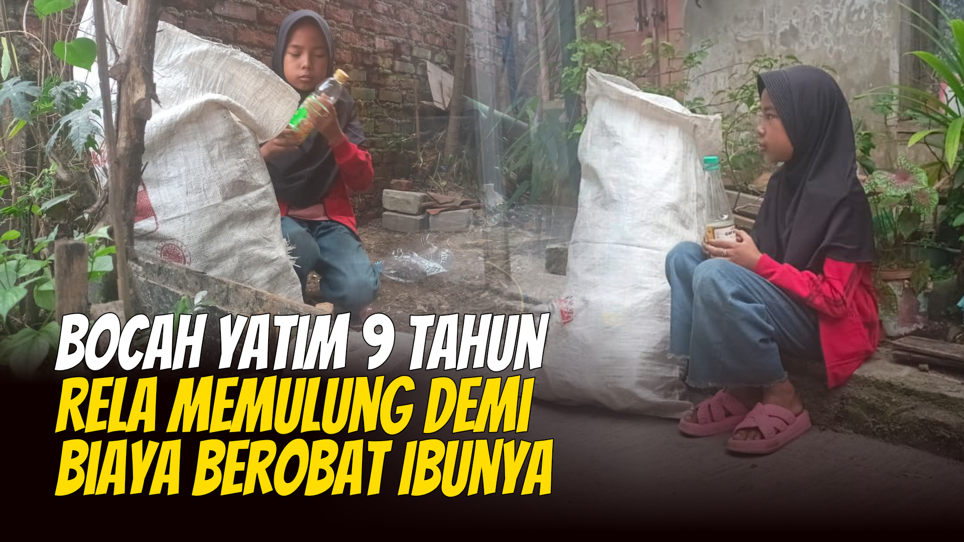 Cari Rongsok, Bocah Yatim Rela Bertahan Demi Ibu Yang Sakit