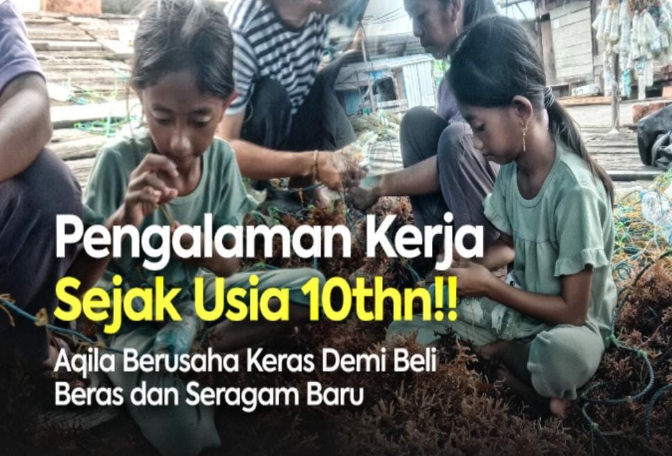 Rela Jadi Buruh, Bocah Ini Berjuang Hidupi 2 Adiknya