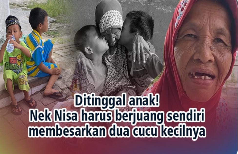 Keliling 6 KM, Nenek Penjual Keripik Rawat 2 Cucu Terlantar