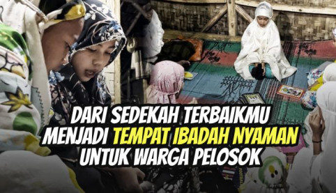 25 Tahun Tanpa Renovasi, Bantu Mushola Ini Layak