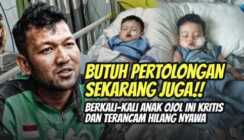 Terancam Komplikasi ! Bantu Anak Ojol Ini Sembuh