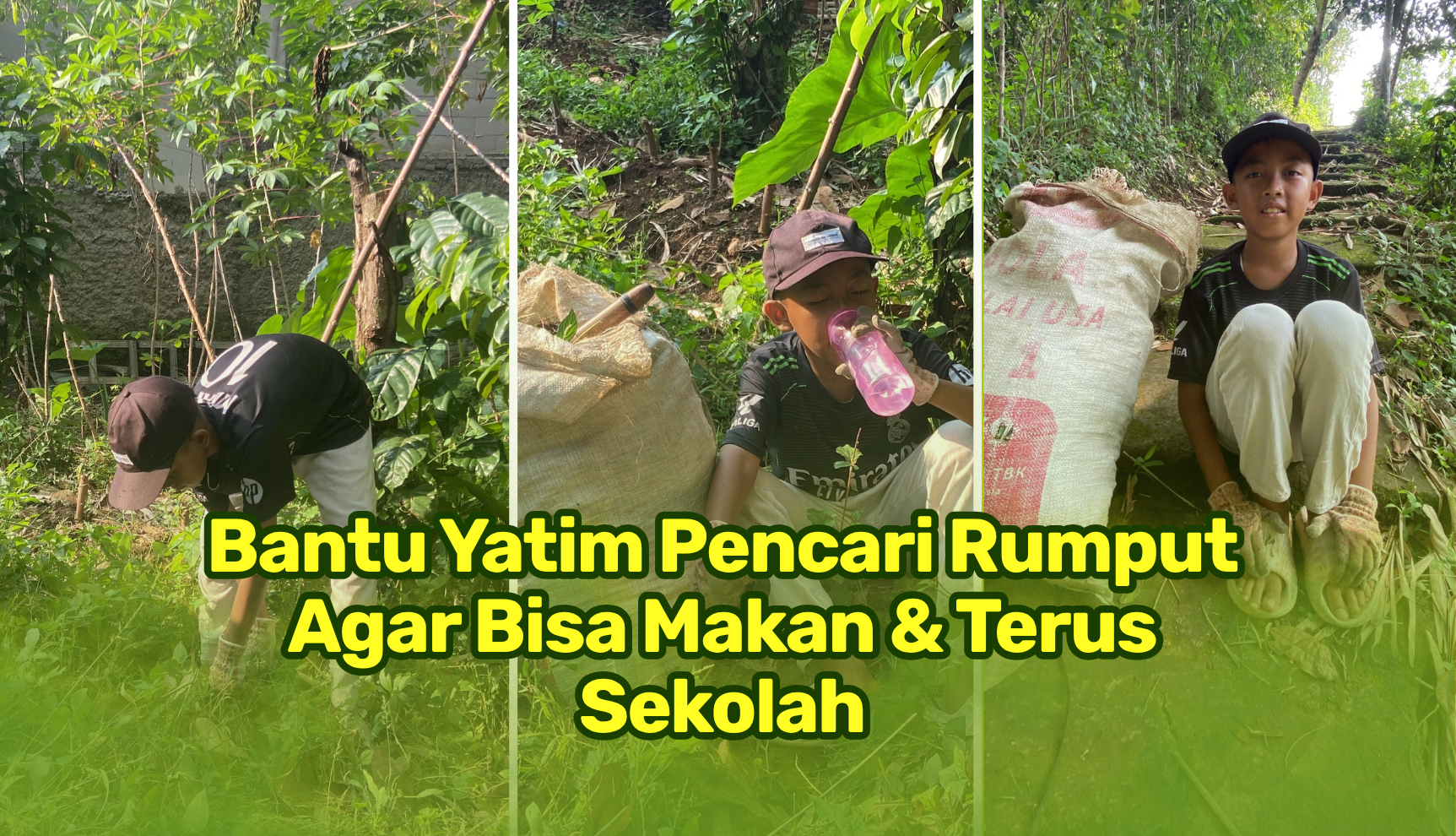 Usia 12 Tahun Jadi Tulang Punggung, Yuk Bantu Aldi Hidup Layak!