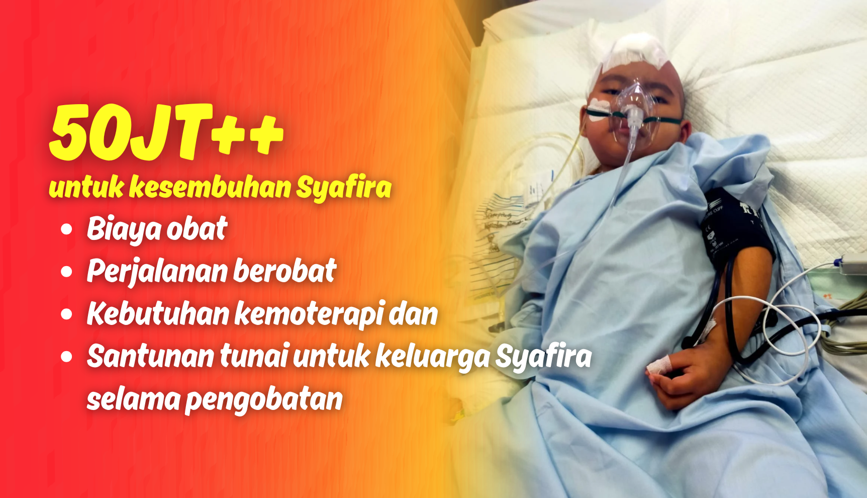Tolong! Bantu Anak Idap Tumor Otak Ini Sembuh
