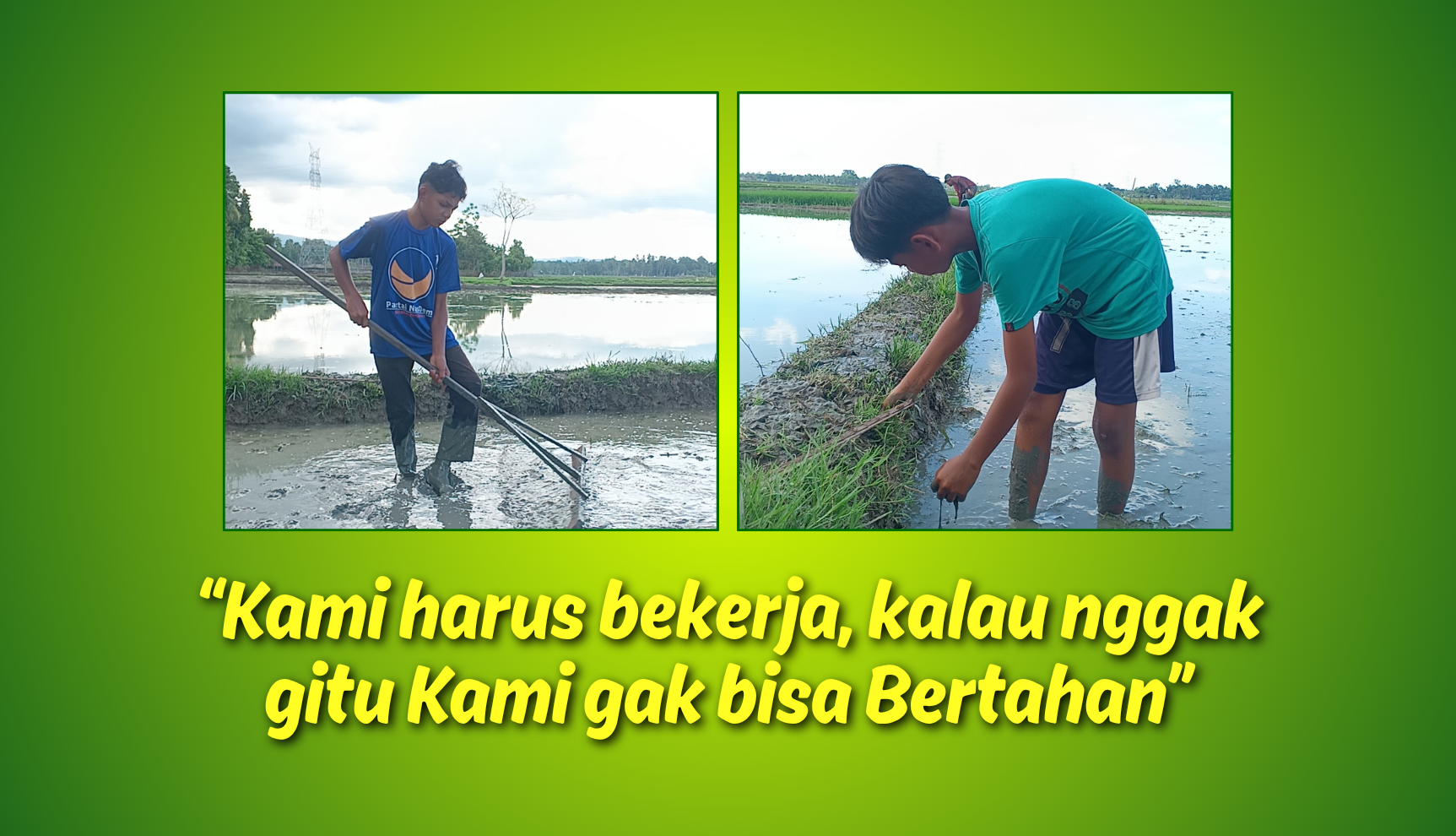 Ditinggal Orang Tua, Bantu 2 Bocah Ini Berjuang