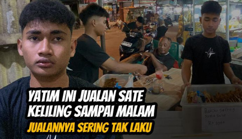 Putus Sekolah, Yatim ini Jadi Tulang Punggung Ibu Sakit