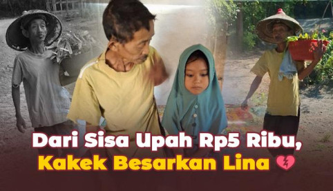 Upah 10 Ribu, Kakek 70th Rawat Yatim dari Kuburan
