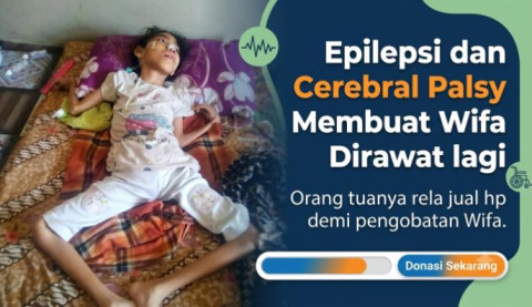 14 Tahun Terbaring, Wifa Butuh Bantuan Agar Tetap Berobat