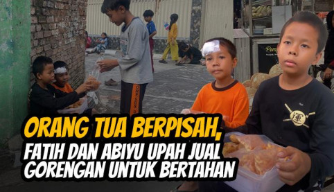 Sepulang Sekolah, Mereka Berjualan Demi Rp5.000