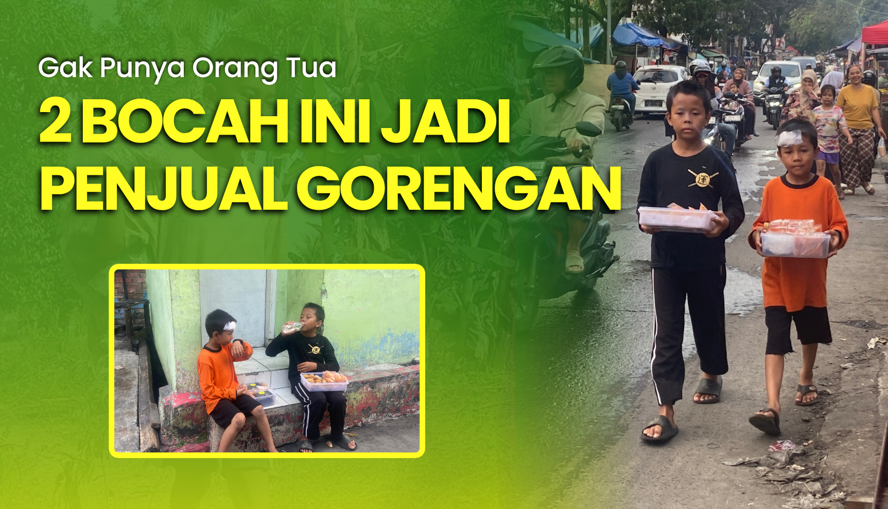 Sepulang Sekolah, Mereka Berjualan Demi Rp5.000