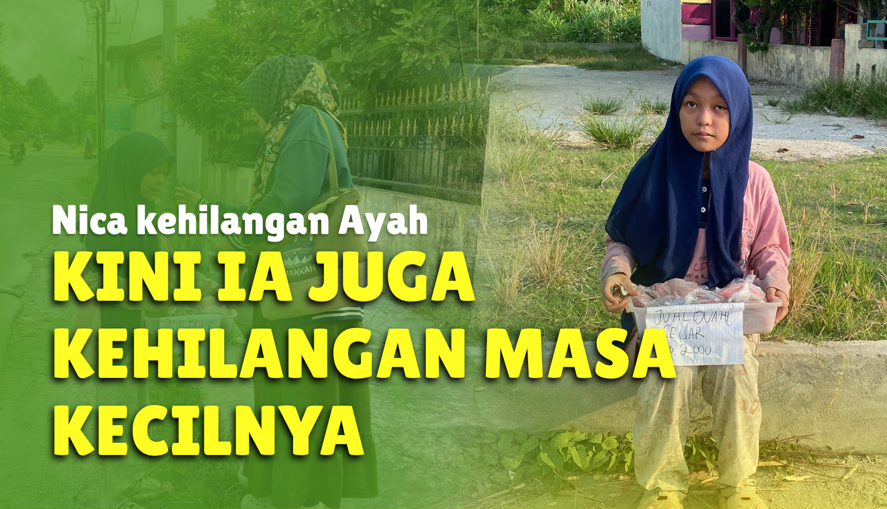 Bocah Yatim 12 Tahun Rela Putus Sekolah Demi Bantu Ibunya