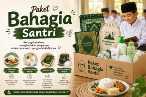 Sambut Maulid Nabi, Dekap Duka Santri Pelosok Melalui Kepedulianmu
