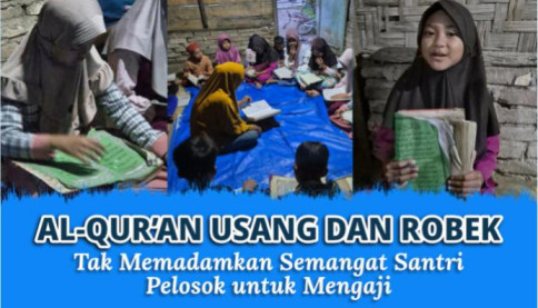 Ganti Al-Qur’an Usang, Jaga Semangat Mengaji Santri Pelosok